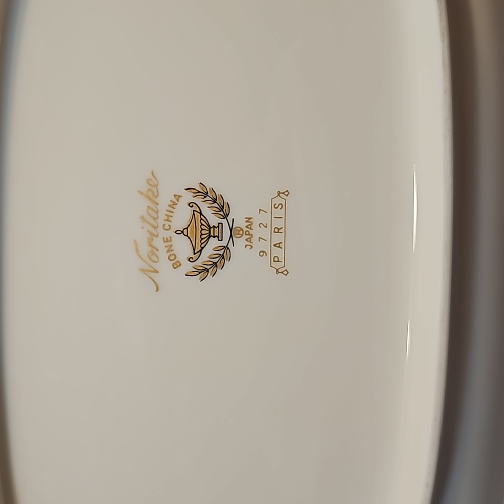 Noritake Paris 9727 10 3/8" Oval Vegetable Bowl, Bone China new - Picture 5 of 7